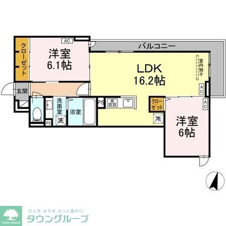 オードリーコートの物件間取画像